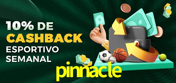 10% de bônus de cashback na pinnacle