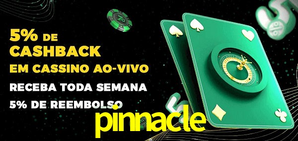 Promoções do cassino ao Vivo pinnacle